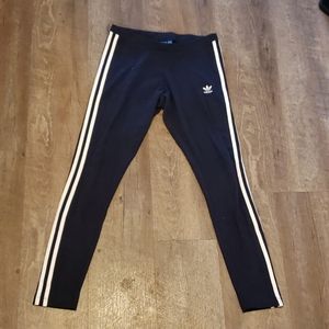 adidas navy blue leggings